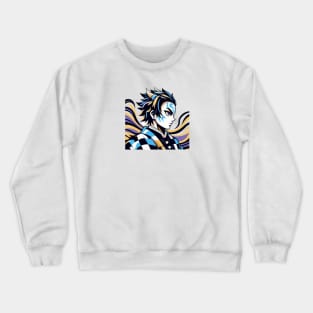 Tanjiro pop art Crewneck Sweatshirt